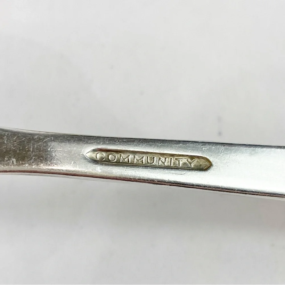 Community Oneida MORNING STAR Silver Plate Silverplate Gravy Ladle 7 in
